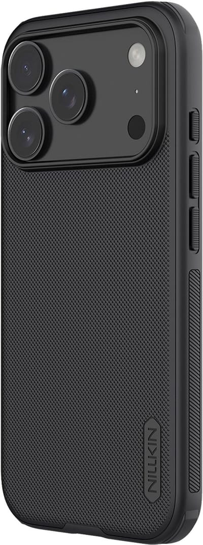 Nillkin, Hoesje geschikt voor iPhone 17 Pro - Super Frosted Pro Series Bi-Material, Zwart