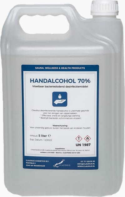 Handalcohol spray 70% - 5 liter
