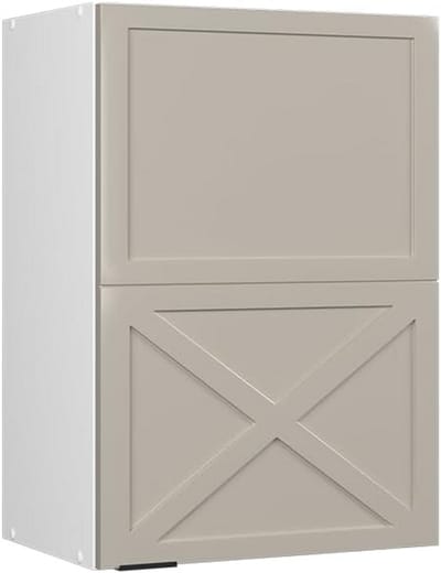 Stijlvolle Keukenkast Grijsbeige Ophangsysteem 50 cm
