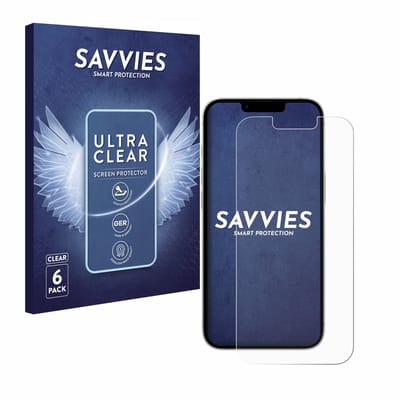 Savvies - Screenprotector voor Apple iPhone 17e - Folie Beschermfolie transparant 6 Stuks