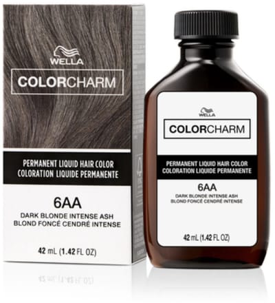 Wella Color Charm Permanent Liquid Haircolour - 6AA - Dark Blonde Intense Ash - Wella Haarkleuring - Donkerblond - Lichtbruin - Asblond