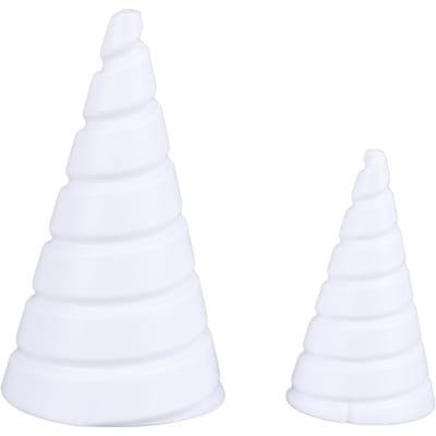 2 Stuks Tuinieren Spiraaldraad Wikkelmal Elektrocultuur Koperen Tuin Antenna Maakgereedschap Plant white
