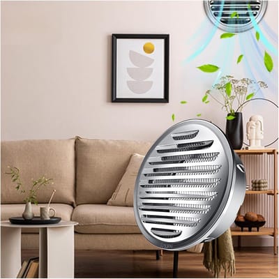 Ventilatierooster - Luchtrooster - Ventilatie Buiten - Roestvrij Staal - 30 cm - Zilverkleurig