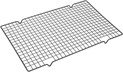 Roestvrijstalen Koelrek voor Bakplaten - Ideaal voor het Koelen van Koekjes, Taarten en Gebak - 15.9x10 Inch met Antiaanbak Ontwerp