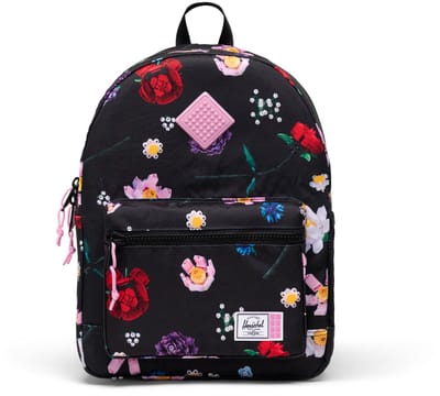 Herschel vrijetijdsrugzak rugzak LEGO Heritage Kids Backpack 20L Falling Florals zwart