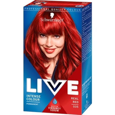 Schwarzkopf Levende Permanente Haarkleuring - 035 Echt Rood