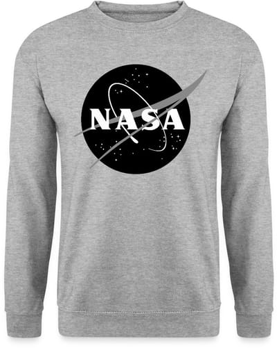 NASA zwart-wit klassiek logo Sweater Heren