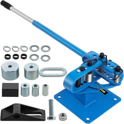 VEVOR Handmatige Buigmachine, Hoekbuigmachine, 112 Cm Handgreeplengte, Buigapparaat, 8 X 32 mm, 6 X 51 mm Capaciteit Zacht Staal, Hoekbuigapparaat