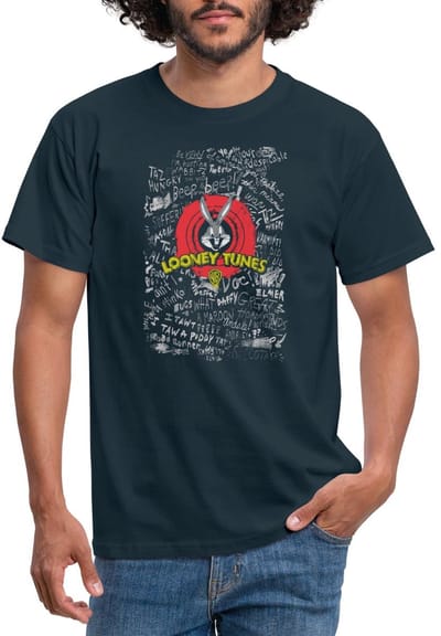 Looney Tunes Scribbles T-Shirt Heren