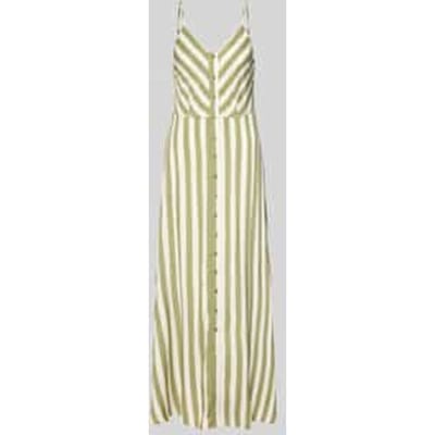 maxi-jurk van viscose met knoopsluiting model 'SAVANNA'