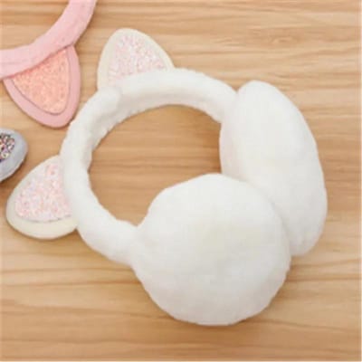 Heerlijke Winter Warme Kattenoor Warmers Glitter Oren Pluche Oorkappen voor Vrouwen Speelse Oorkappen Koudebescherming Warm Heet