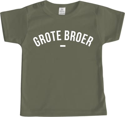 Strijkapplicatie _ Grote Broer wit