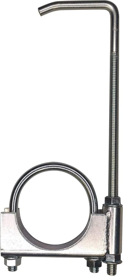 Universele Uitlaat Klem - Uitlaat Hanger - Auto Onderhoud - Verzinkt Staal - 2-1/2 inch - Metaal