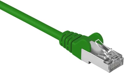 Goobay CAT 5e Patch Cable, SF/UTP, green 1 m