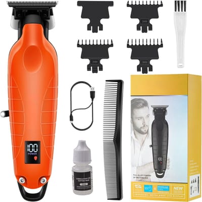 QORA® Trimmer Baard - Trimmer - Oranje - 5cm x 4cm x 17cm
