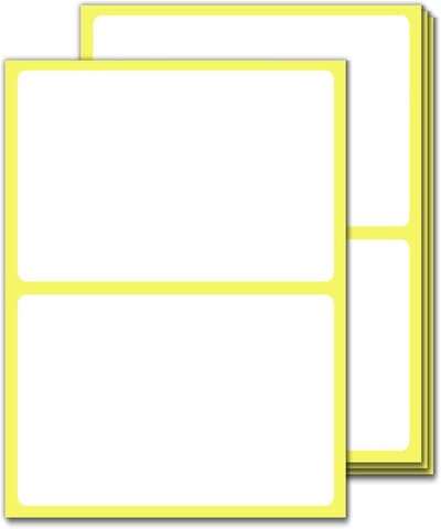 150 Stuks Zelfklevende Witte Etiketten 100 mm x 150 mm - Perfect Voor Handgeschreven Notities