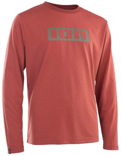 Ion Logo Dr T-shirt Met Lange Mouwen Rood 12-14 Years Jongen