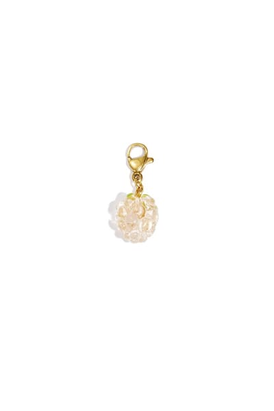 Sieraden bedel blauwe bes diy - Lichtroze