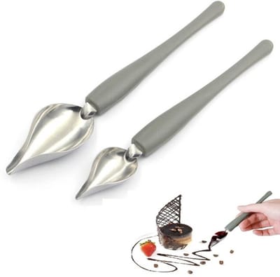 Dailygoody - Decoreerlepelset - Decoratieve lepel - Roestvrij staal