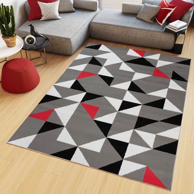 Tapiso Maya Vloerkleed Grijs Laagpolig Tapijt Maat- 180x250