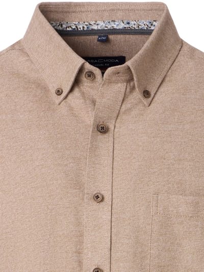 Casa Moda Casual Effen Overhemd Button Down Boord - XXL