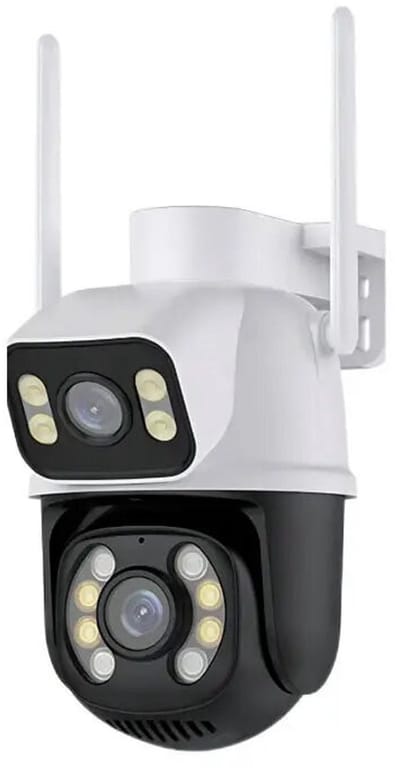 Wifi PTZ Beveiligingscamera | Beveiligingscamera | Wifi | App bediening | Buiteninstallatie | AI mensdetectie | Alexa integratie | Wit