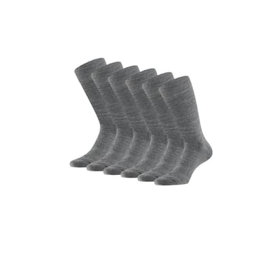 Morethansocks - Wollen sokken - Badstof zool - Unisex - Merino wol - 6-Pack - Maat 35 t/m 46 - Merino wollen sokken - Sokken