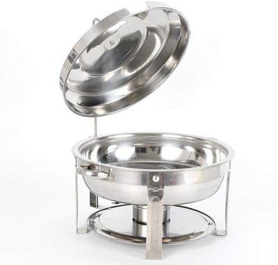 Voedselwarmer - Chafing Dish - Buffet Warm Houden - Roestvrij Staal - 75 Liter 25cm