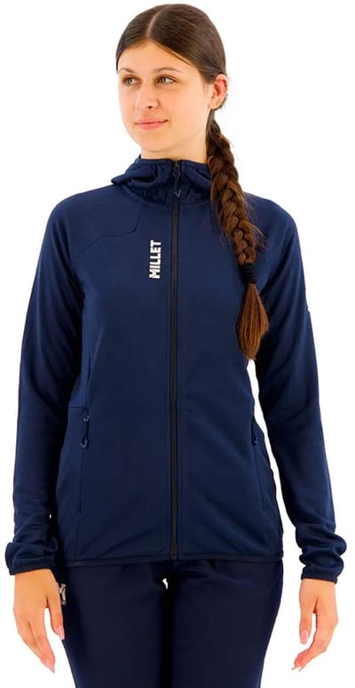 Millet Lokka Iii Fleece Met Kap Blauw S Vrouw
