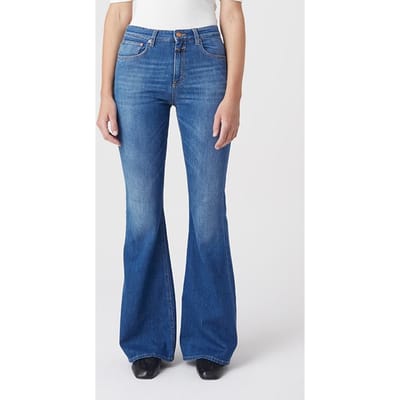 Closed Rawlin Jeans Dark Blue Maat: W29L32 | Flared Jeans Outlet | Dames | Blauw