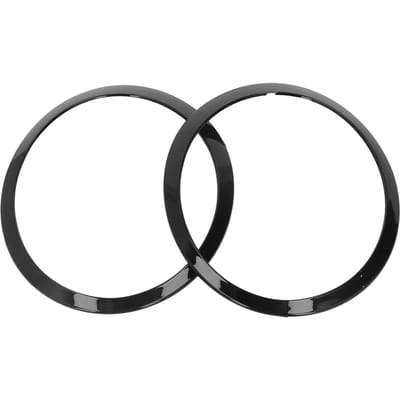 Paar Koplamp Sierring Glanzend Zwart Links Rechts 51137149905 Vervanging voor Cooper Clubman R55 black