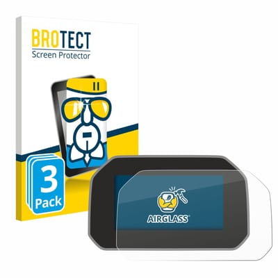 Screenprotector 3 Stuks voor BMW R 1250 GS Adventure Connectivity TFT 6.5" Beschermglas transparant