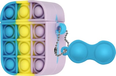 Avizar Airpods hoesje Bubble Pop voor Airpods, Meerkleurig
