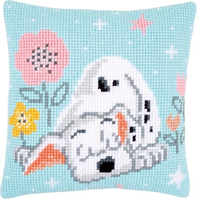 Vervaco - Kruissteekkussen kit - Disney Dalmatier - PN-0169802 - Borduren - Borduurpakket - Borduurpakket volwassenen - Borduurpakket kind