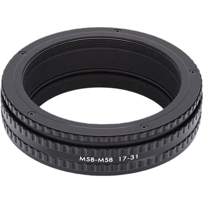 Adaptateur Helicoid de Mise au Point M58 17 31mm Tube Helicoid de Mise au Point Réglable Adaptateur Tube d'Extension Macro Connecteur Convertisseur