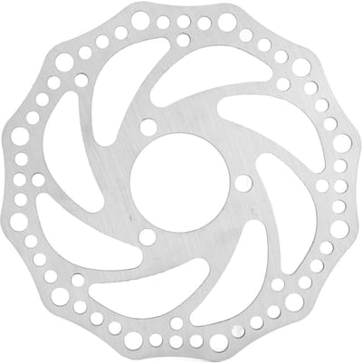 Allecto - 140mm Schijfrem Rotor - Geschikt voor Mountainbike - Verbeterde Warmteafvoer - Geschikt voor BMX en Wegfietsen - Staal - Voor diverse fie...