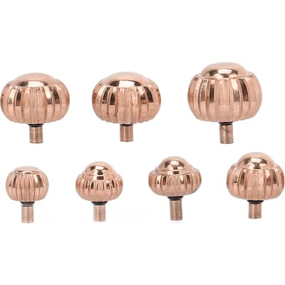 7 Pièces Couronne de Montre de Rechange Or Rose Taille Diversifiée Légère Portable Durable Couronne de Montre beige