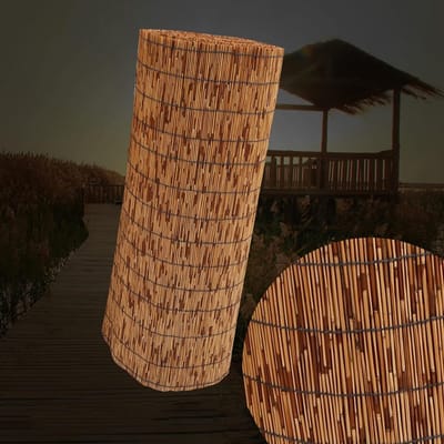 Natuurlijke omheining - Bamboe scherm - Privacy creëren - Milieuvriendelijk materiaal - Verstelbaar - Bruin