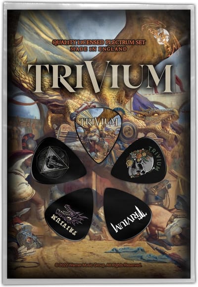 Trivium - In The Court Of The Dragon Plectrum - Set van 5 - Multicolours