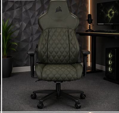 Gaming stoel ergonomisch premium stof verstelbaar met lendensteun en 5D armleuningen 71 x 39 x 85 cm Sherwood groen – Vermissen
