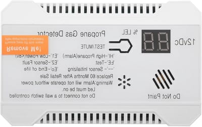 Propaangasensor, 12 V, LPG-sensor, lekkage, alarm, 85 dB, sirene voor auto, , thuis, digitale propaan tester, per meter