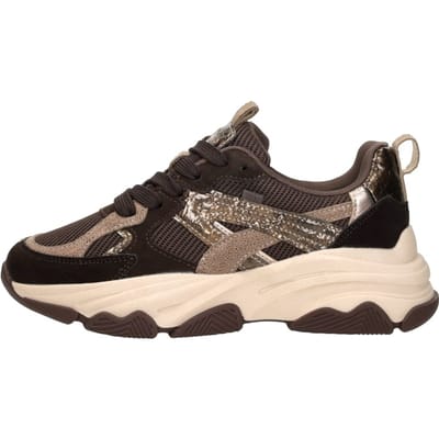 Sub55 - Sneakers Laag Donkerbruin 32