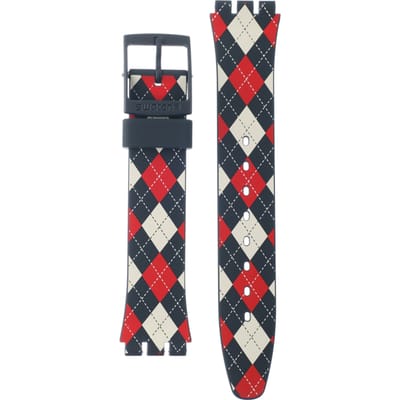Swatch Plastic - Originals Medium (34mm) /Access/Solar/Musicall/Stop - G/SK/SL/SR/SS/SO28 AGN255 GN255 Socquette Horlogeband