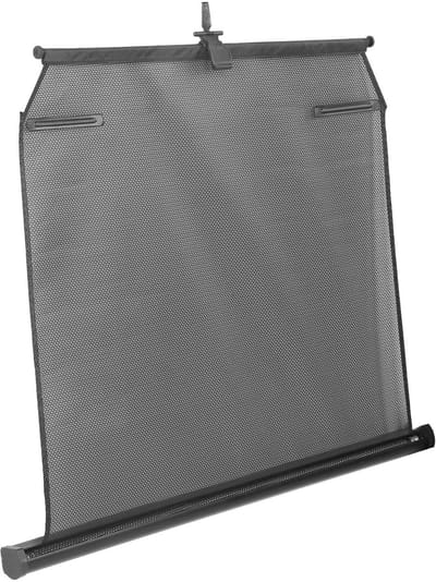 Dailygoods- Autozonnescherm Automatisch Intrekbaar - UV-bescherming - Polyestervezel - Compact en Draagbaar - Universeel Model - Duurzaam en Corrosiebestendig - Zonnescherm