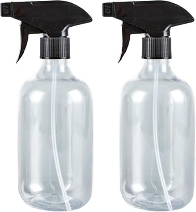 Spuitflessen en Watersproeier Set - Transparant - 3-in-1 Verstelbare Sproeikop - 500 ml - Voor Huis, Tuin en Planten