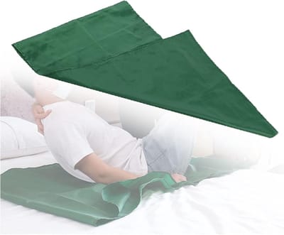 Glijlakens voor verplaatsing - Hulpmiddel bed - Zorgondersteuning thuis - Herbruikbaar en duurzaam - Buisvormig ontwerp - Wit