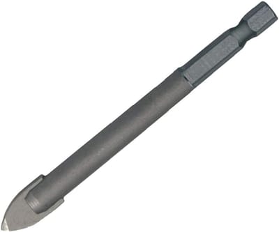 Glas en Tegelboor - Keramiek Boor - Precisie Boren - Zeskant Schacht - 14 x 100 mm - Chroom
