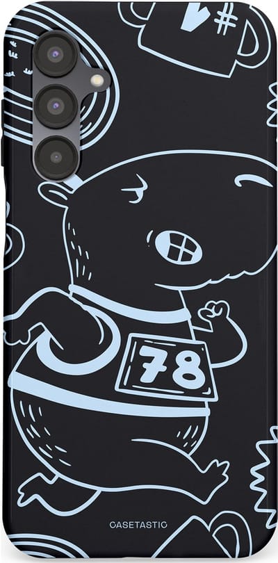 Casetastic Hoesje Geschikt voor Samsung A16 - Stijlvolle Beschermende Duo-layer Case - Capibara kampioen
