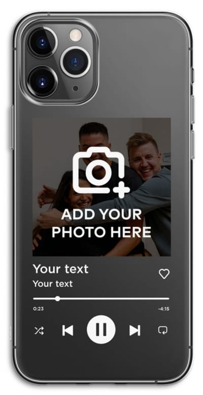 Gepersonaliseerd - Case Company® - Hoesje geschikt voor iPhone 11 Pro hoesje - Music Player - Soft Cover Telefoonhoesje - Bescherming aan alle Kanten en Schermrand