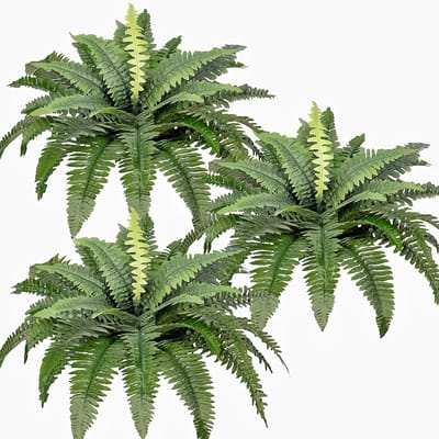 Dailygoods- Kunstvarens groot - 3 stuks - kunstplanten voor buiten - uv-bestendig - decoratie voor thuis - veelzijdige planten